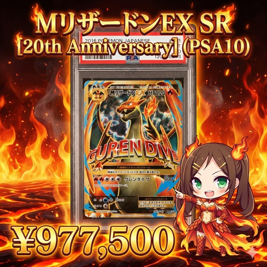 PSA10】リザードンEX SR 1ED CP6 090/087 20tケース付 PSA10