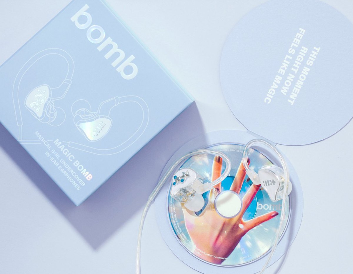 ♡⋈ ILLIT ✧♡ [bomb] MERCH ver予約受付中💝 イヤモニ風イヤホン