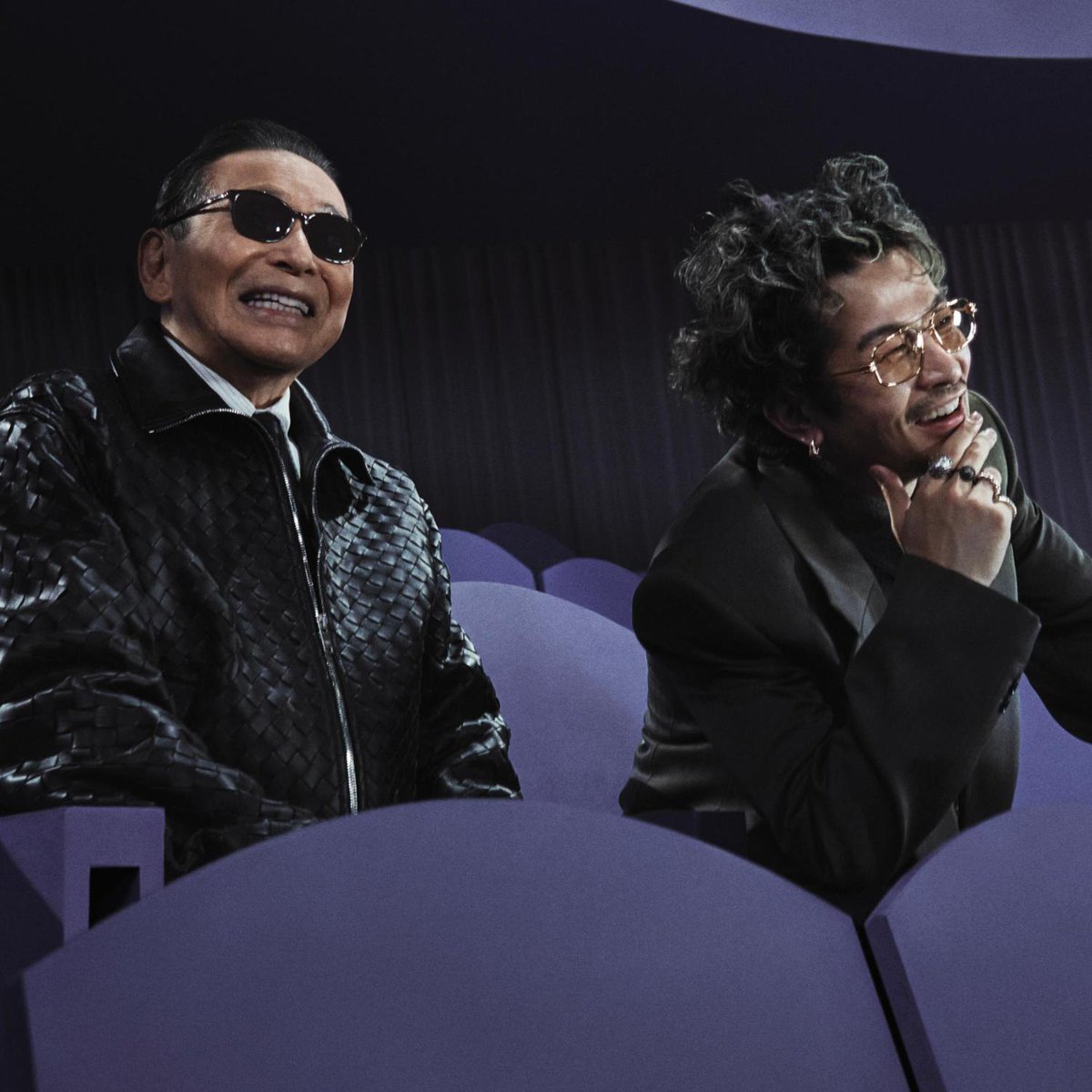 タモリとKing Gnu常田大希が「ボッテガ・ヴェネタ」のヴィジュアルに