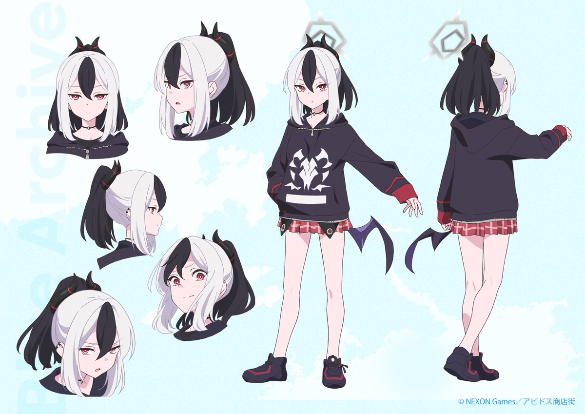 ブルアカTVアニメ 公式Xオープンを記念して、 キャラ設定画を紹介し