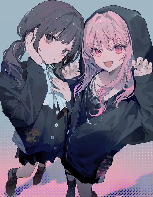 暁山瑞希 ,東雲絵名 「. . 」|ɴᴇのイラスト