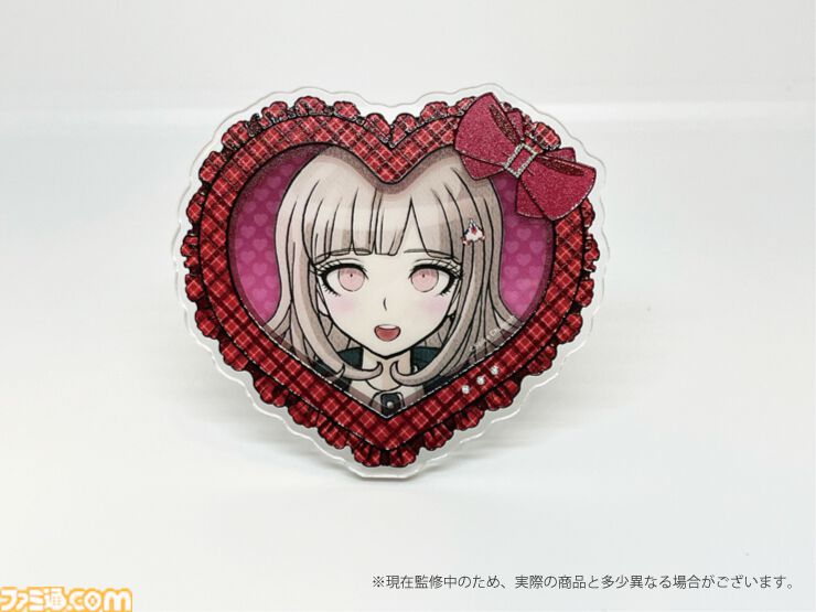 ダンガンロンパ』霧切や七海たちのテレ顔を描いたアクリルバッジが登場