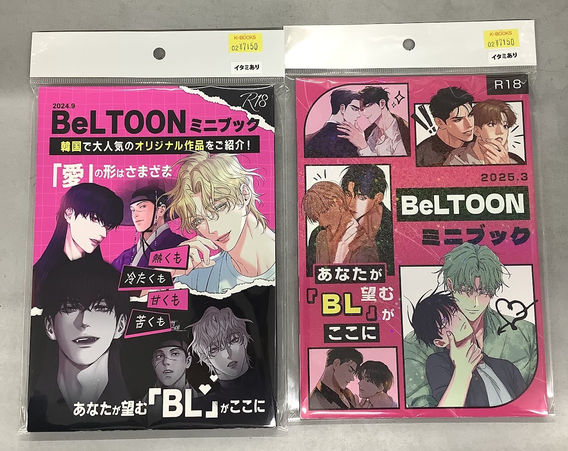 j庭 夜画帳 Beltoon BL ハニートラブル ② イラストブック 韓国