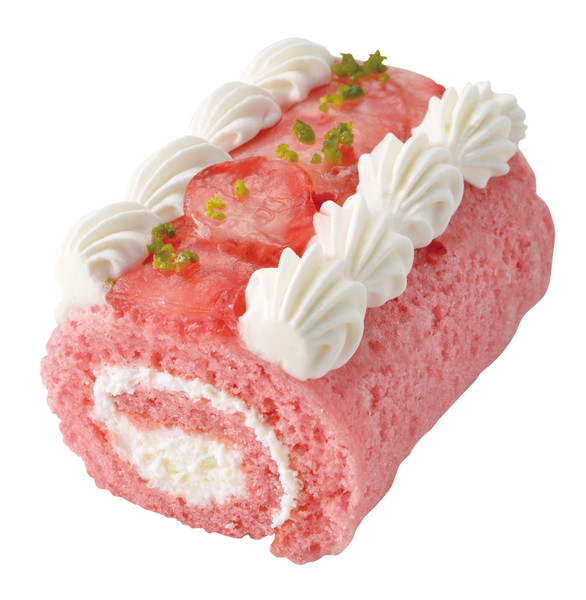 見本サンプル ダミー ロールケーキ 苺