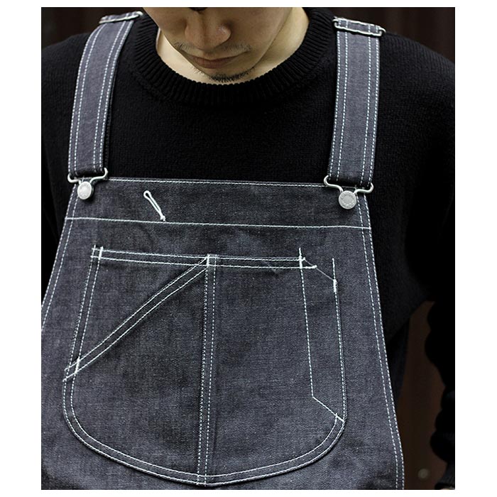 SCYE サイ ライトデニム オーバーオール Lightweight Denim Bib