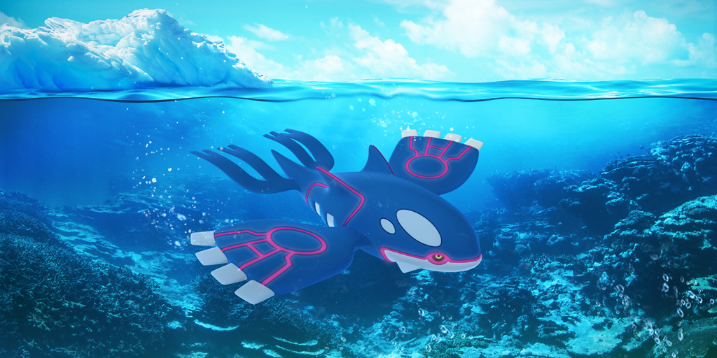 Pokémon GO に伝説のポケモン「カイオーガ」が登場！