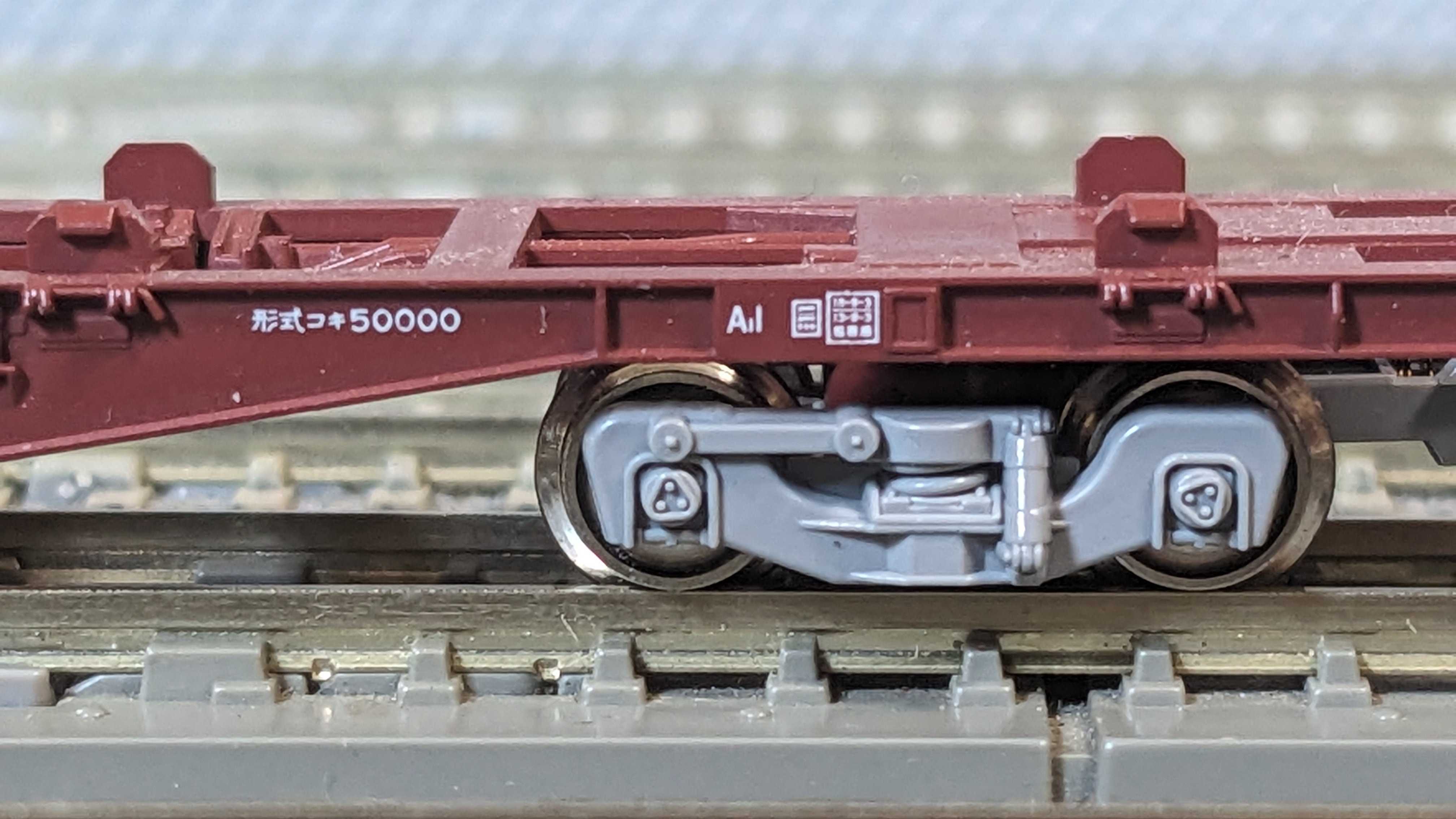 🔵整備 kato コキ50000 ｼﾞｬﾝｸ品 2両 連結器交換 - 竹ノ塚総合車両