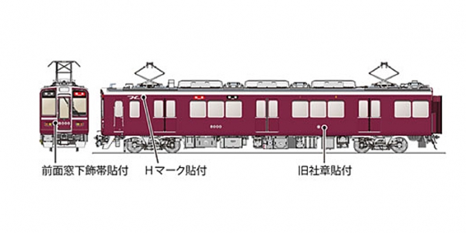 阪急8000系の30周年記念装飾、2025年前半頃まで延長実施 | レイルラボ