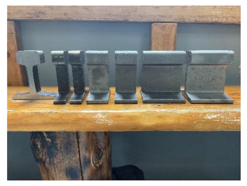 坂本ケーブル、約100年前から使用する希少カットレール販売