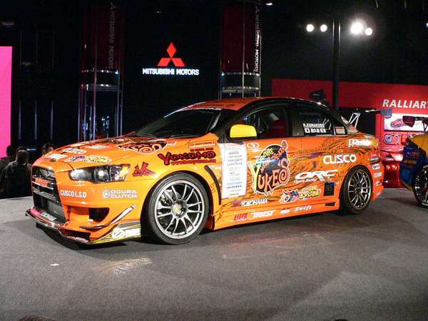 東京オートサロン08】三菱 ランエボX TEAM ORANGE D1-GPコンセプト