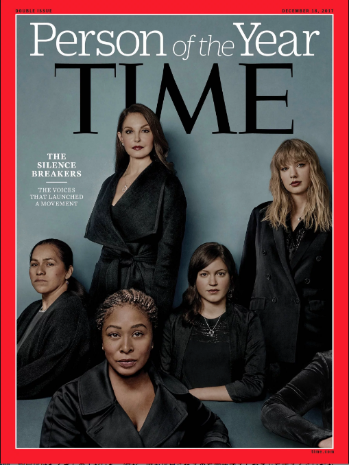 TIME」誌が「今年の顔」が発表。テイラー・スウィフトなどセクハラ告発
