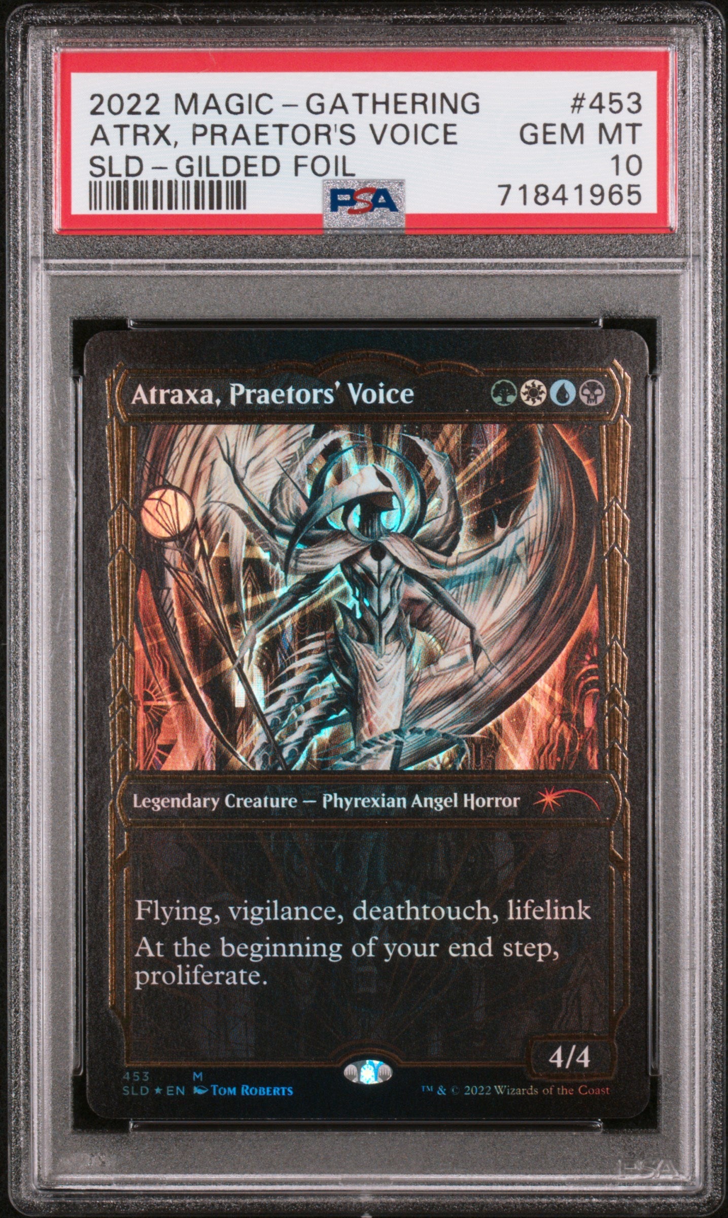 2022 MTG Atraxa, Praetor's Voice #453 – Gilded Foil Secret Lair