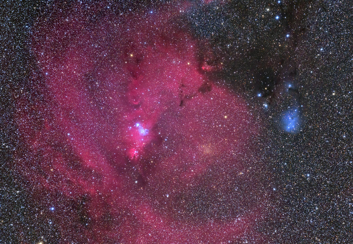 コーン星雲とIC2169 | デジタル一眼レフカメラ | 天体写真の世界
