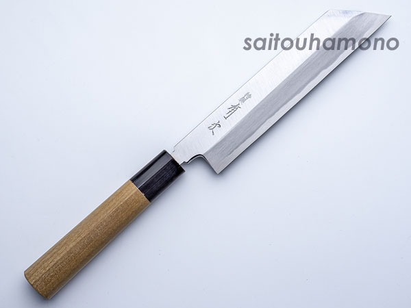 有次白二鋼本霞研和包丁(特製)の通販「サイトウ刃物店」
