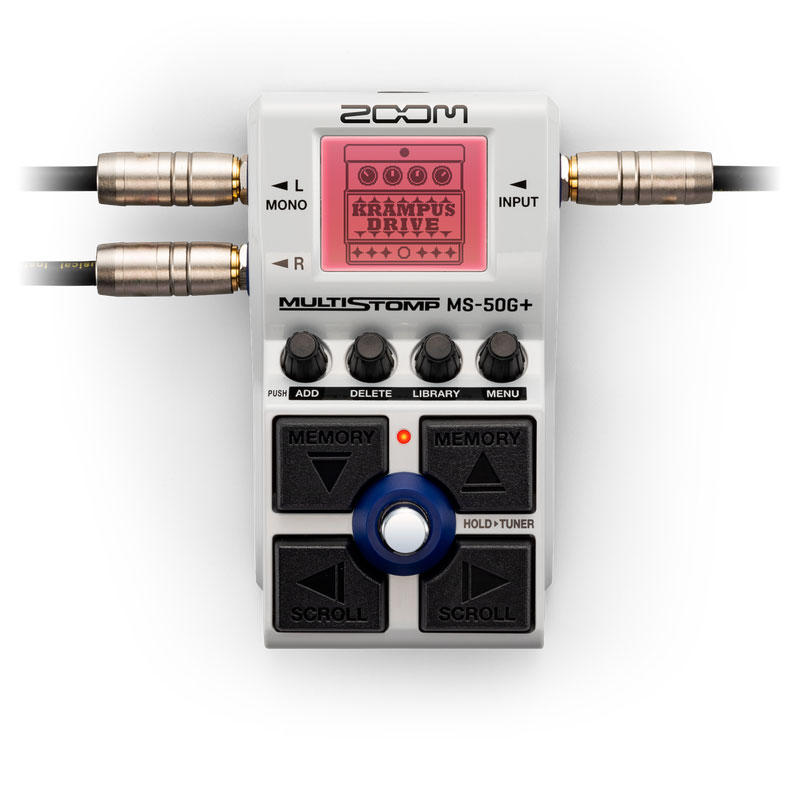 楽天市場】ZOOM MS-50G+ MultiStomp エフェクター マルチストンプ