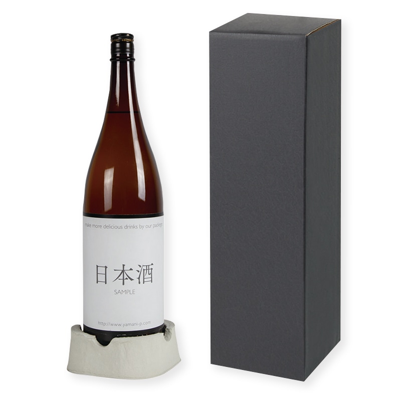 和気 一升瓶用箱 2本入 ブラック 30枚/箱（ご注文単位1箱）【直送品