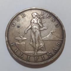 銀貨 特年 1903年 フィリピン 1ペソ 大型銀貨 - メルカリ