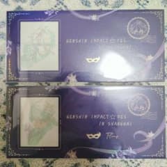 原神 fes フェス 2026 グッズ フィルム風チケット カード フリンズ