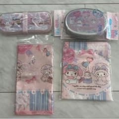 マイメロ ディ アルミお弁当箱 カトラリー ランチクロス ランチ巾着