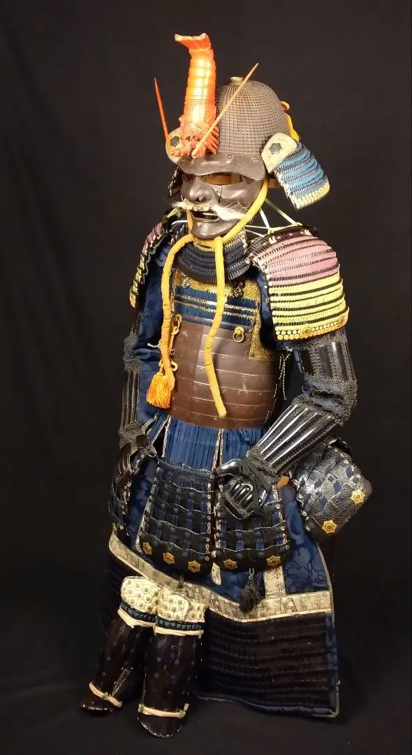 江戸時代前中期元禄年間稀少大和國甲冑師岩井喜左近勝重朱色在銘入本歌