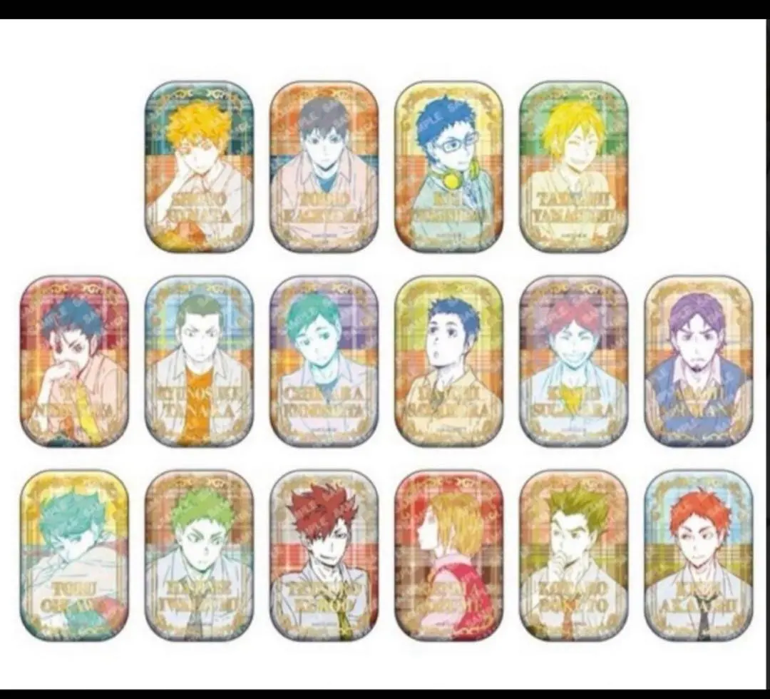 2026年最新】ハイキュー スクエア缶バッジ box (オフショット×カラー第