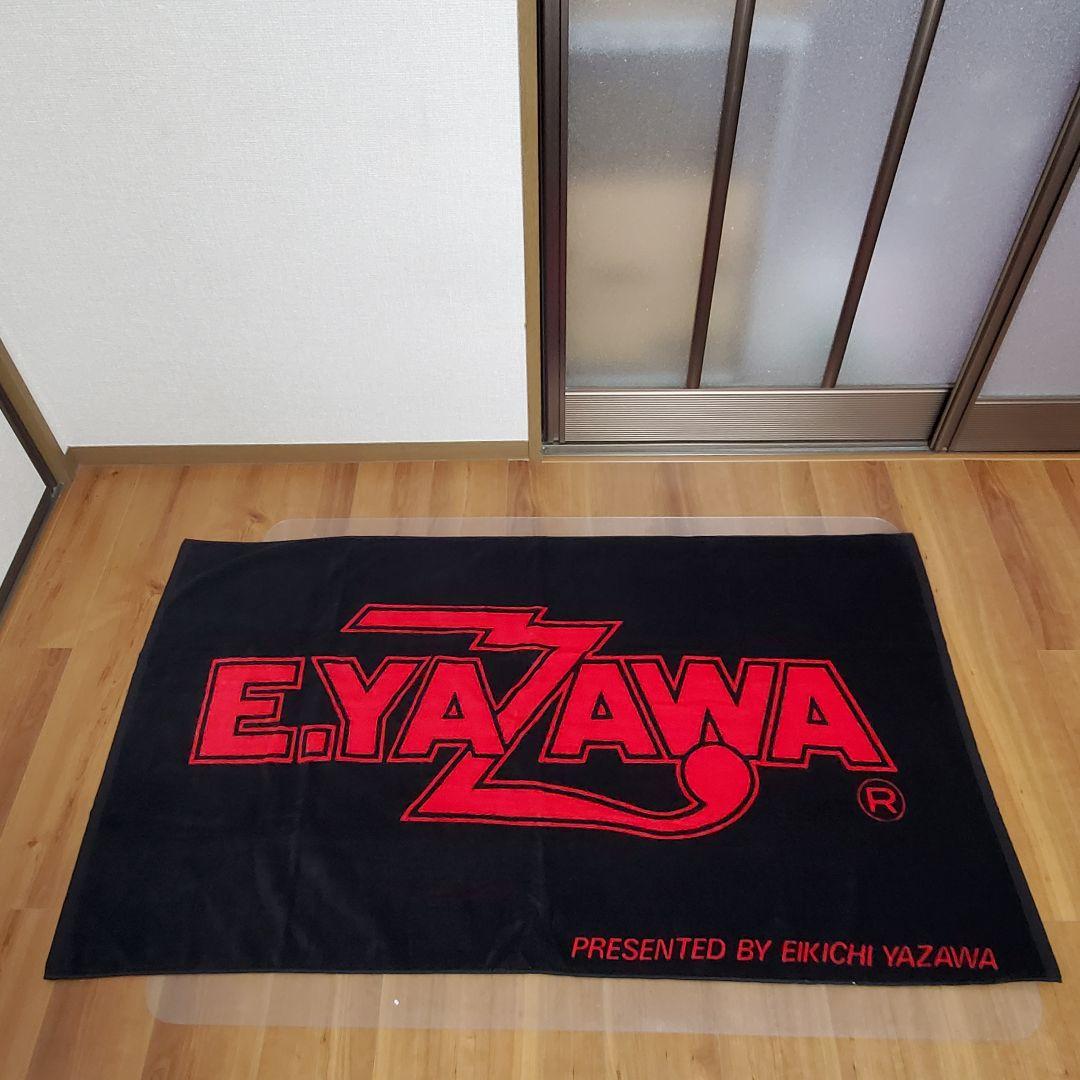 【希少品】矢沢永吉 ビーチタオル ブラック レッド 矢沢永吉 ショップ限定 スペシャルビーチタオル 09 赤黒ロゴの通販 by