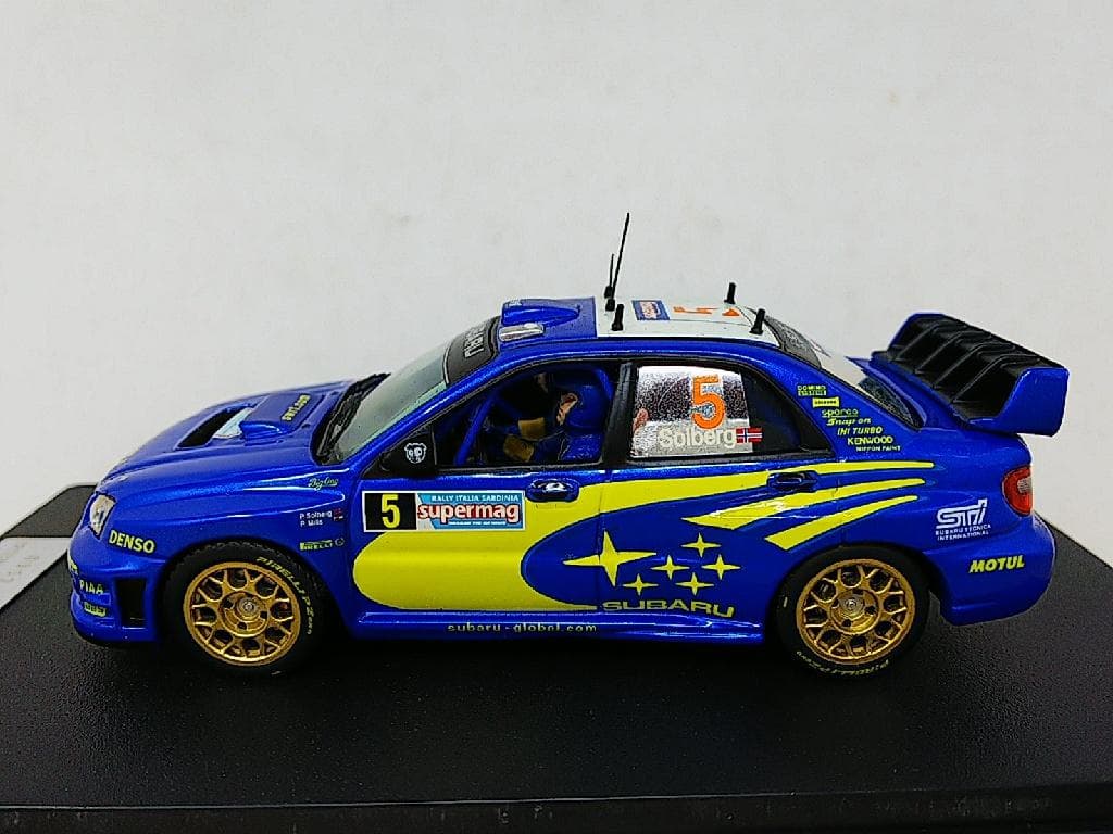 ディーラー2005 Subaru WRC Itally 1/43 インプレッサ Prodrive WRCITALY05 – 1/43 Subaru World Rally Team #5 Peter