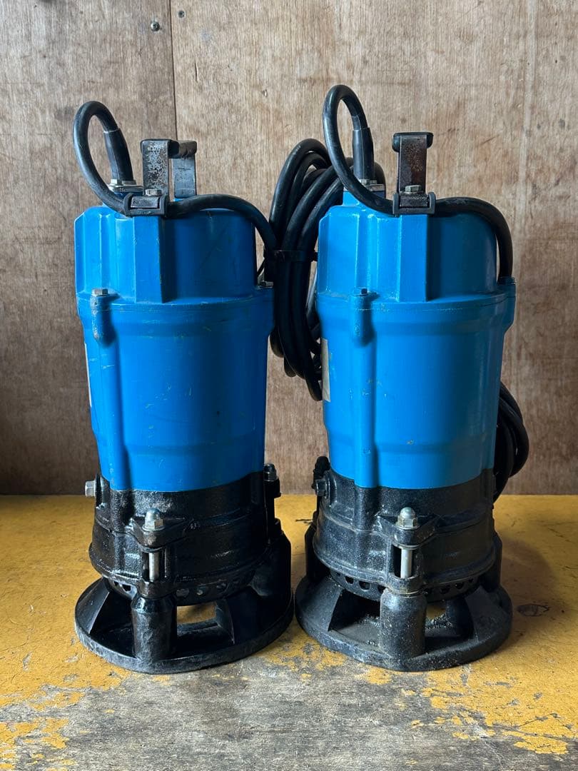 L1. 鶴見水中ポンプ HSD2.555 100V 50Hz 0.55KW 2台