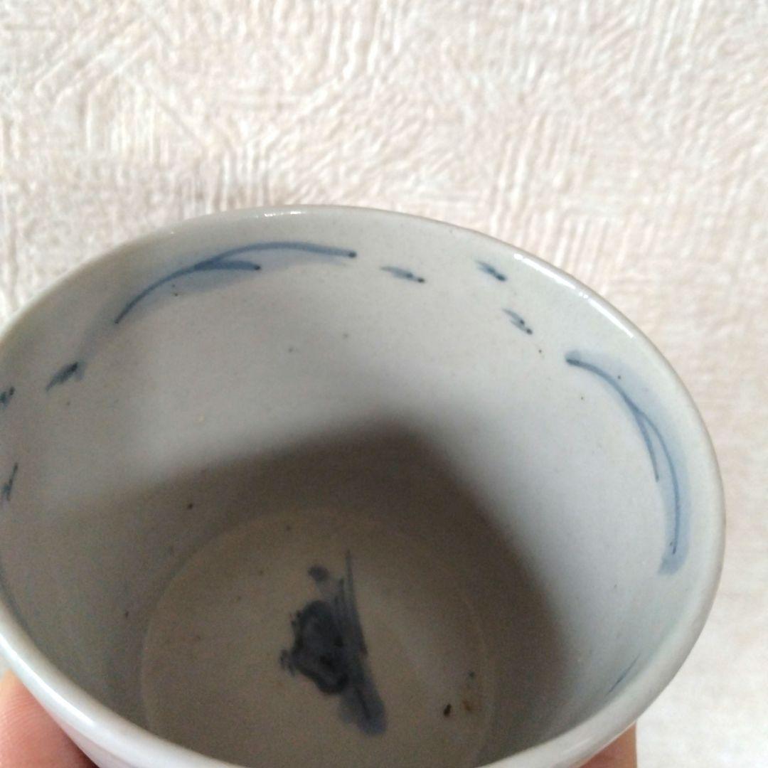 KAZU様専用です。】古伊万里染付山水文雁の図蕎麦猪口 - メルカリ