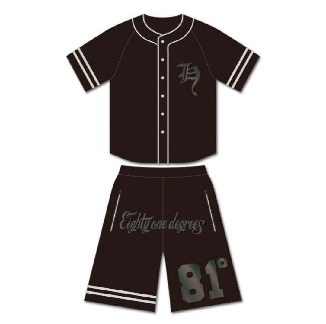 HYDE 81°BASEBALL SHIRT SETUP Mサイズ HYDE 81° ベースボールシャツ ハーフパンツ セットアップ - メルカリ