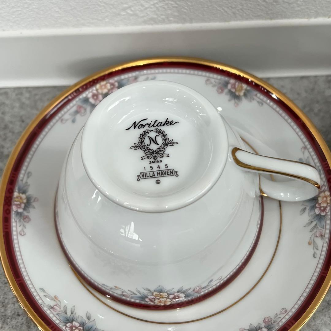 美品 NORITAKE VILLA HAVEN カップ・ソーサー 2客セット - メルカリ