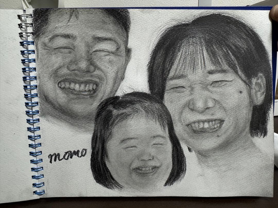 デッサン 似顔絵 (複数人➕鉛筆のみ) 顔」 鉛筆デッサン 肖像画オーダー可 - umezaki Art gallery | minne
