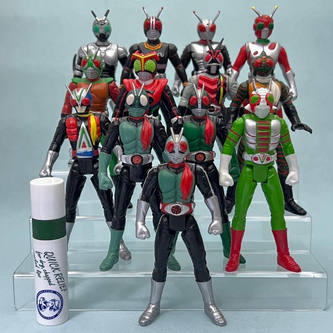 プライズ 仮面ライダー アクションフィギュアコレクション 13体○バラ