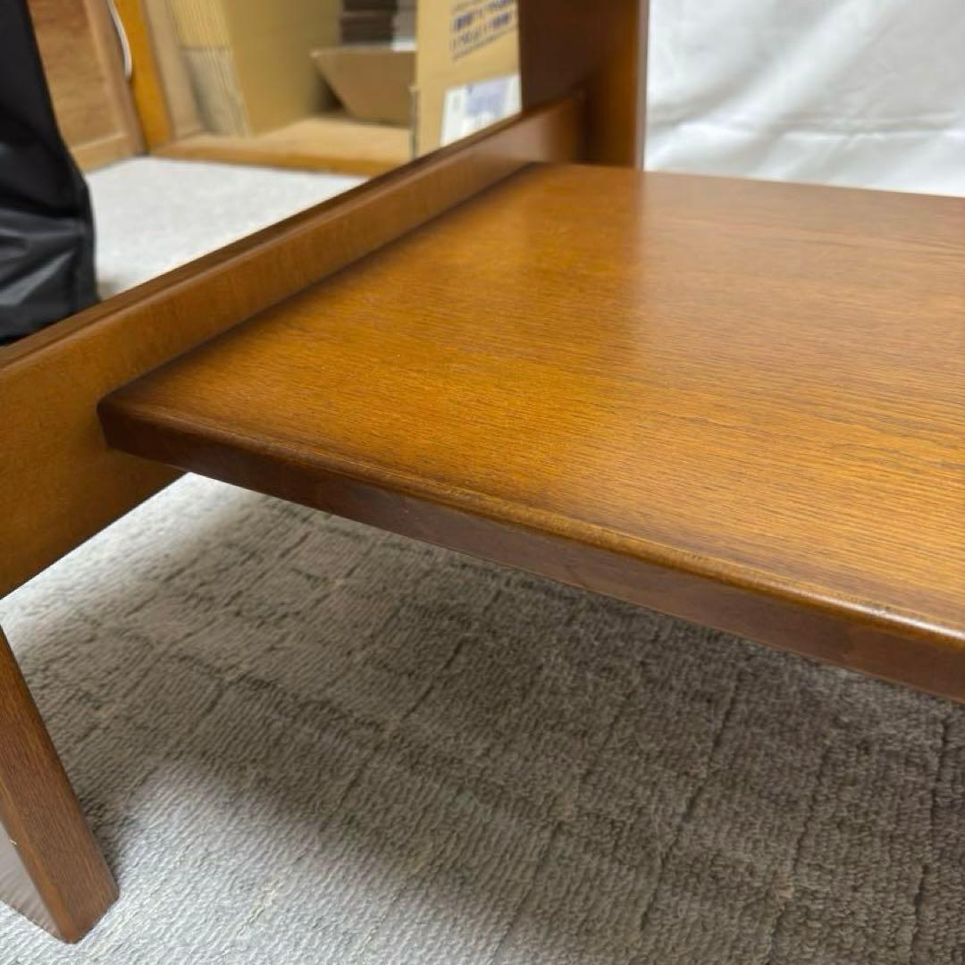 B045 karimoku カリモク センターテーブル ガラストップ レトロ - メルカリ