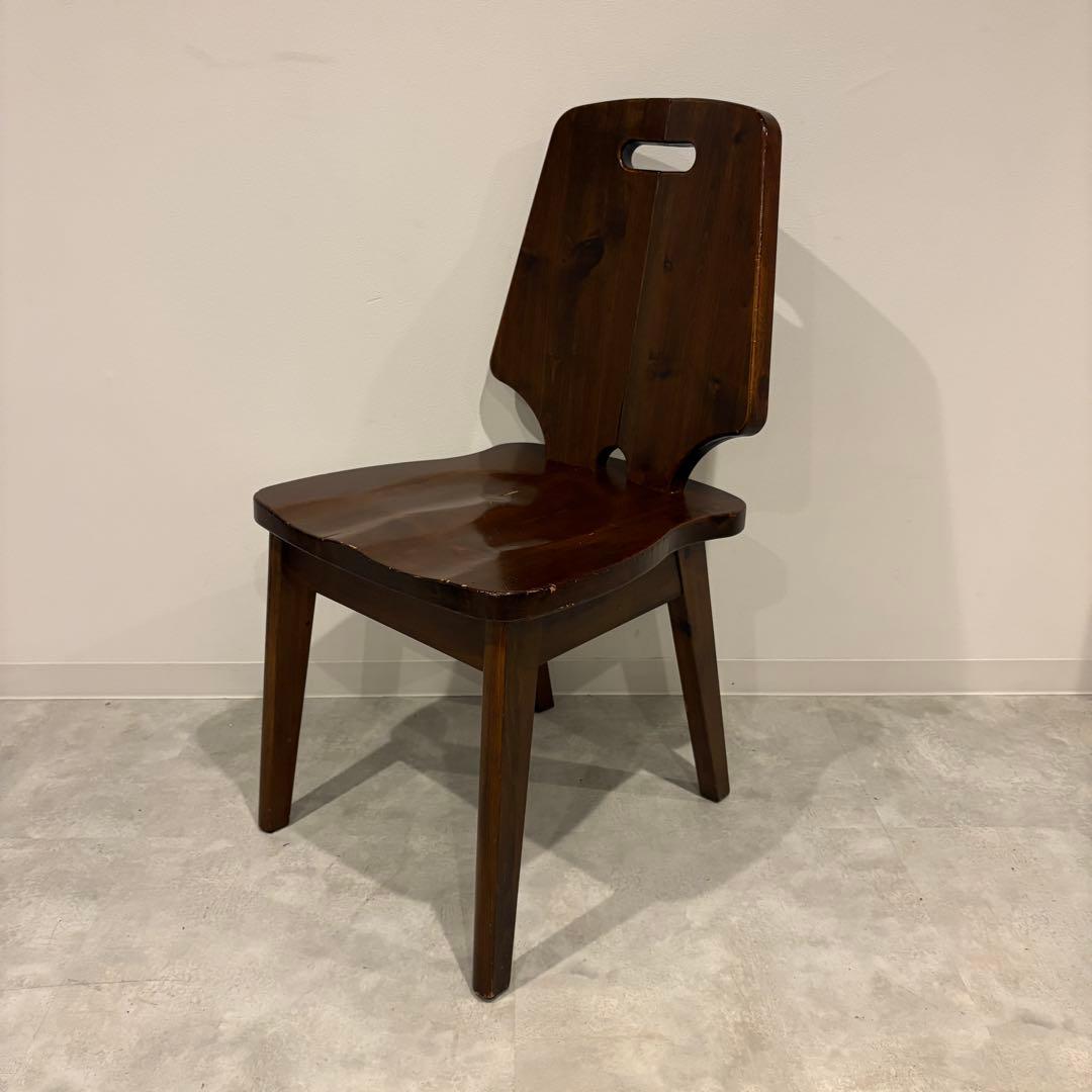 北欧チェア　ダイニングチェア　木製　カントリーチェア　ログハウス タンスのゲン ダイニングチェア 4脚セット おしゃれ 肘付き 北欧 完成