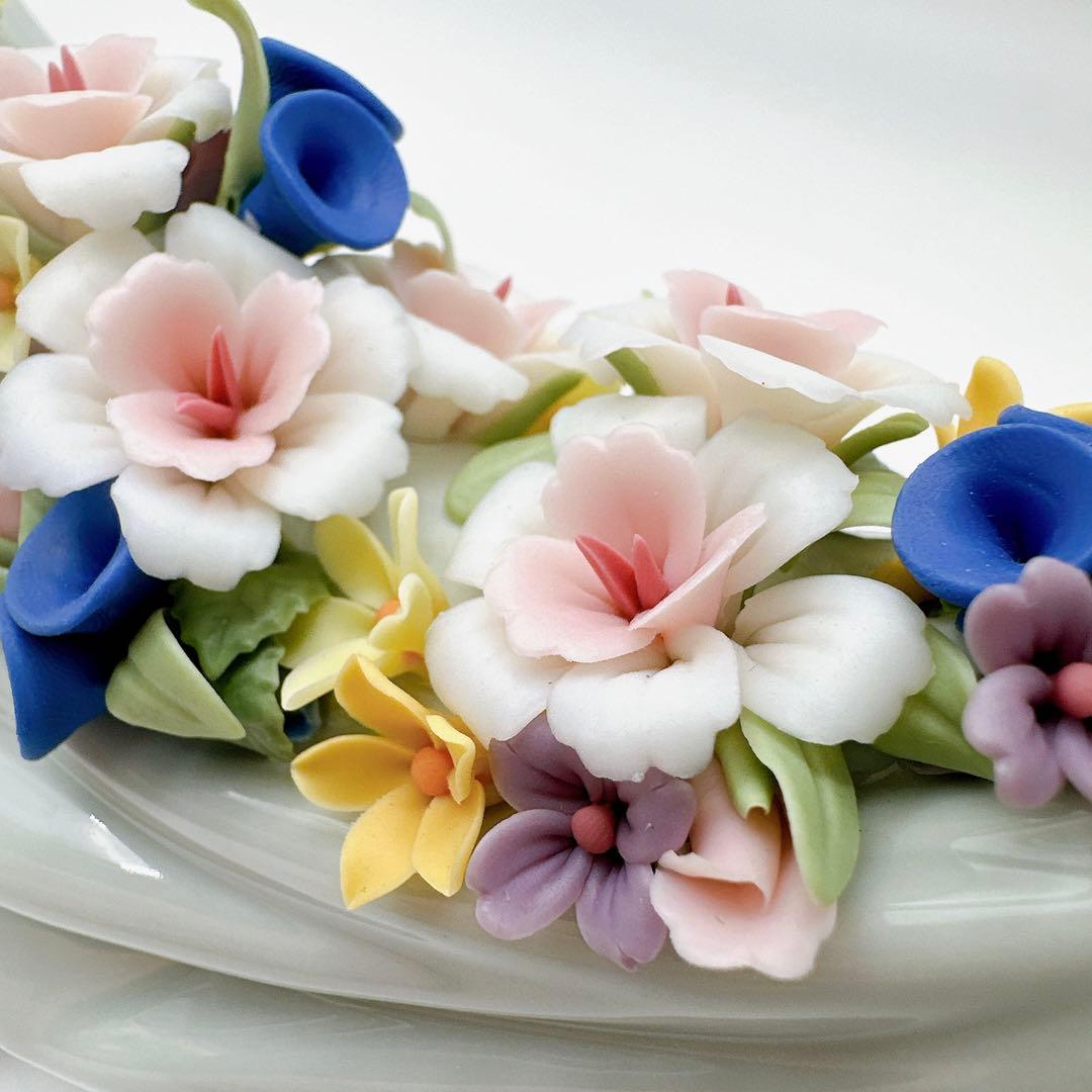 ♡リヤドロ♡ LLADRO 平和の花かご花ハト鳩
