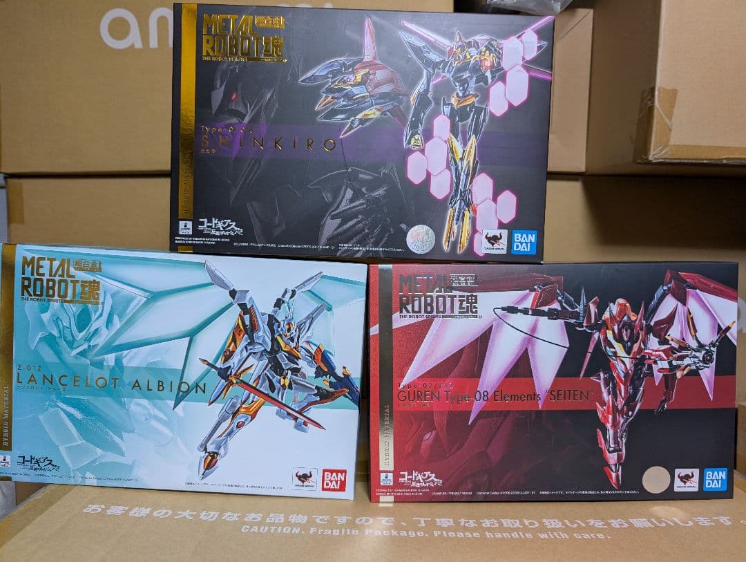 L ROBOT魂 ランスロット・アルビオン＆紅蓮聖天八極式＆蜃気楼 ROBOT魂 紅蓮聖天八極式 vs ランスロット・アルビオン〜エナジー