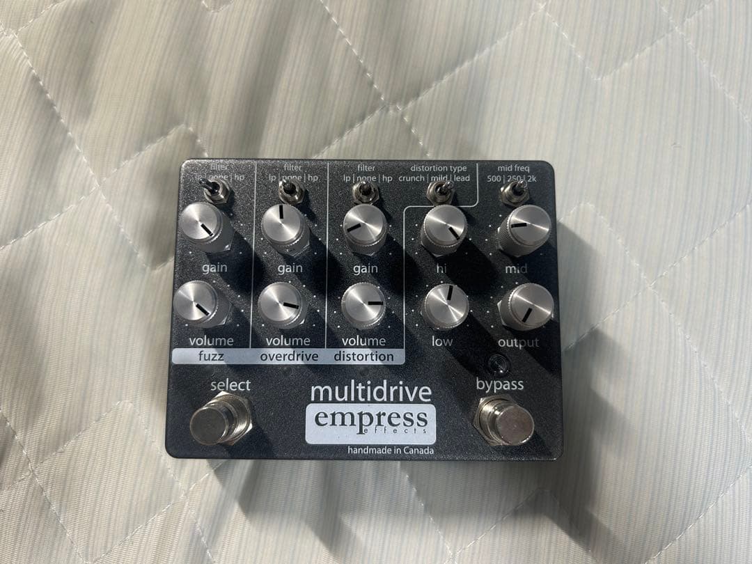 Empress Multidrive ギターエフェクター エフェクター批評 vol.2 Empress Effects/ Multidriveを試奏レポート