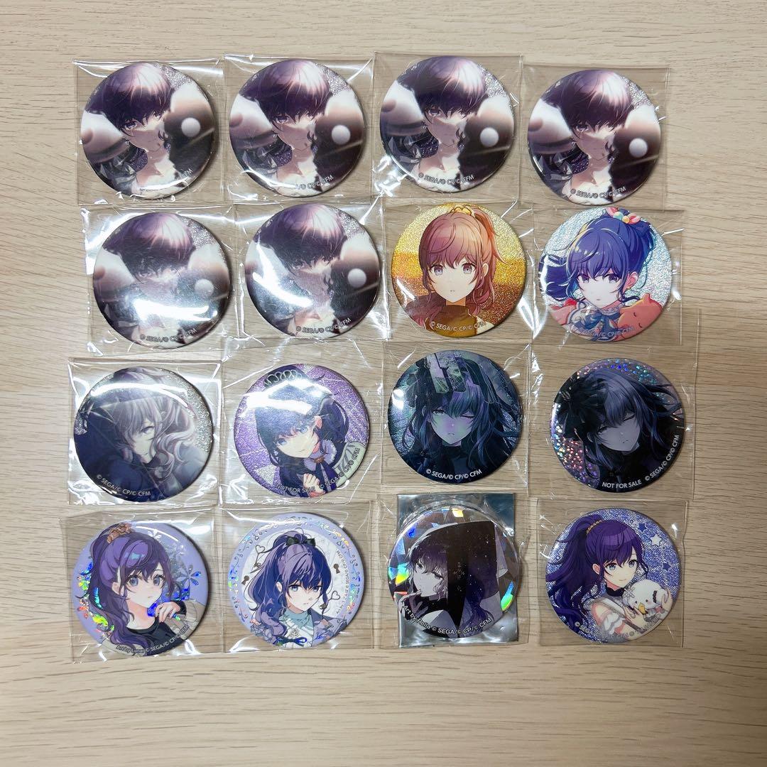 朝比奈まふゆ プロセカ グリッター缶バッジ 特典 宝石箱 33A プロセカ 朝比奈まふゆ グリッター缶バッジ48a 感謝祭特典 ぱしゃこれ