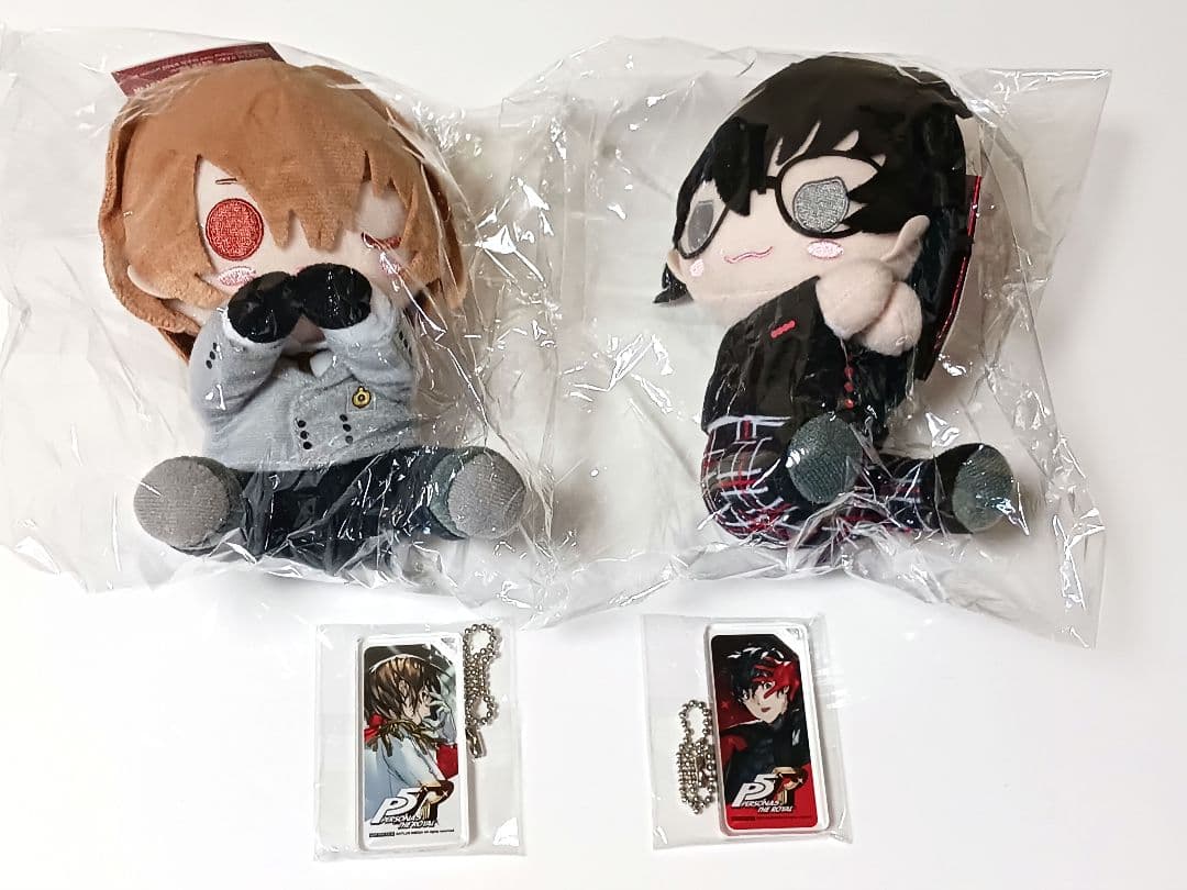 ペルソナ5 雨宮 蓮 明智吾郎 制服Ver. ぴたぬい　キーホルダー セット Amazon.co.jp: 雨宮蓮 明智吾郎 縫いぐるみ ペルソナ5 周辺 ぬいぐるみ