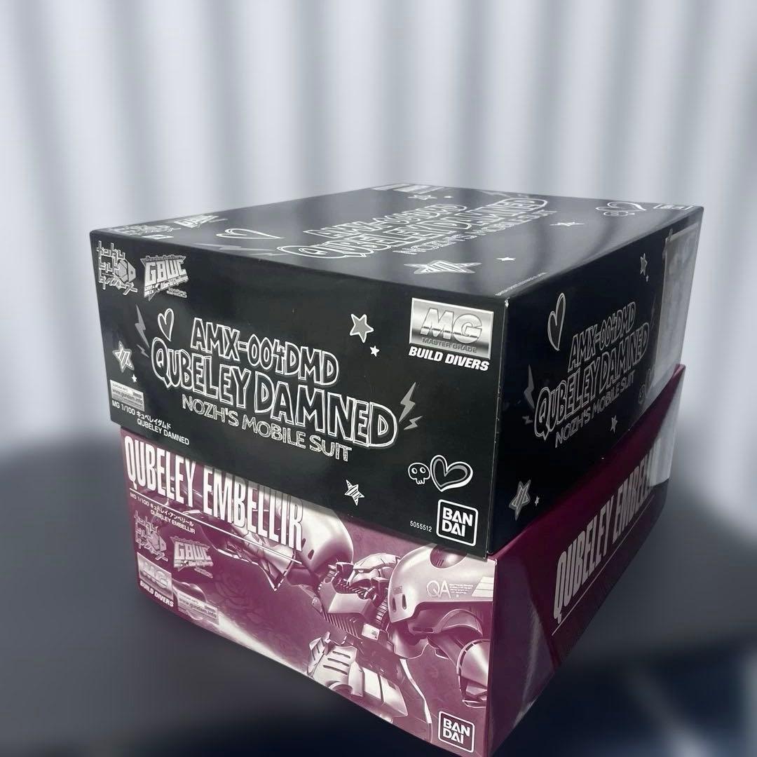 MG1/100キュベレダムドと、MG1/100キュベレアンベリールの 2セット MG 1/100 キュベレイ・アンベリール｜aki_modeling_igさんのガンプラ