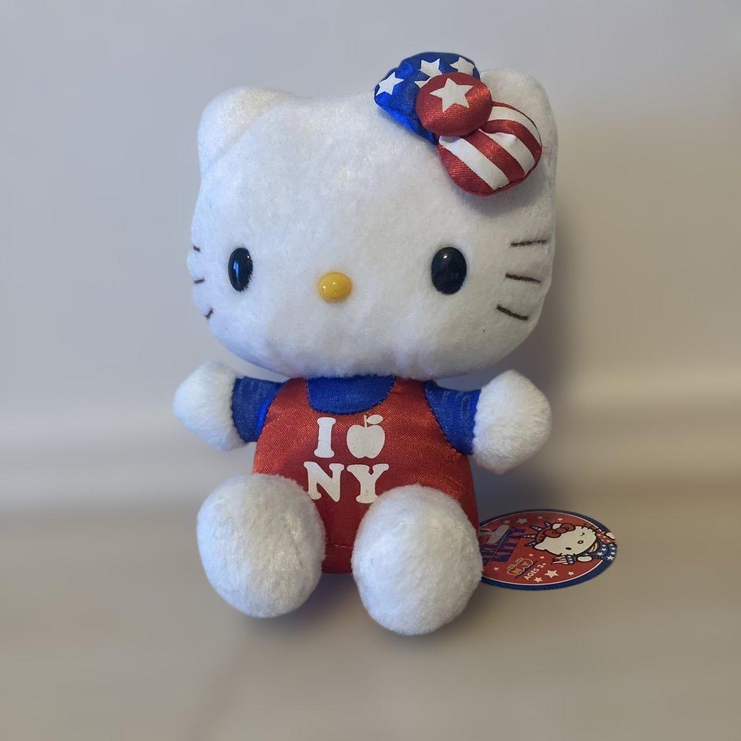 タグ付き備品✨】ハローキティ ご当地ぬいぐるみ I ❤️ NY - メルカリ