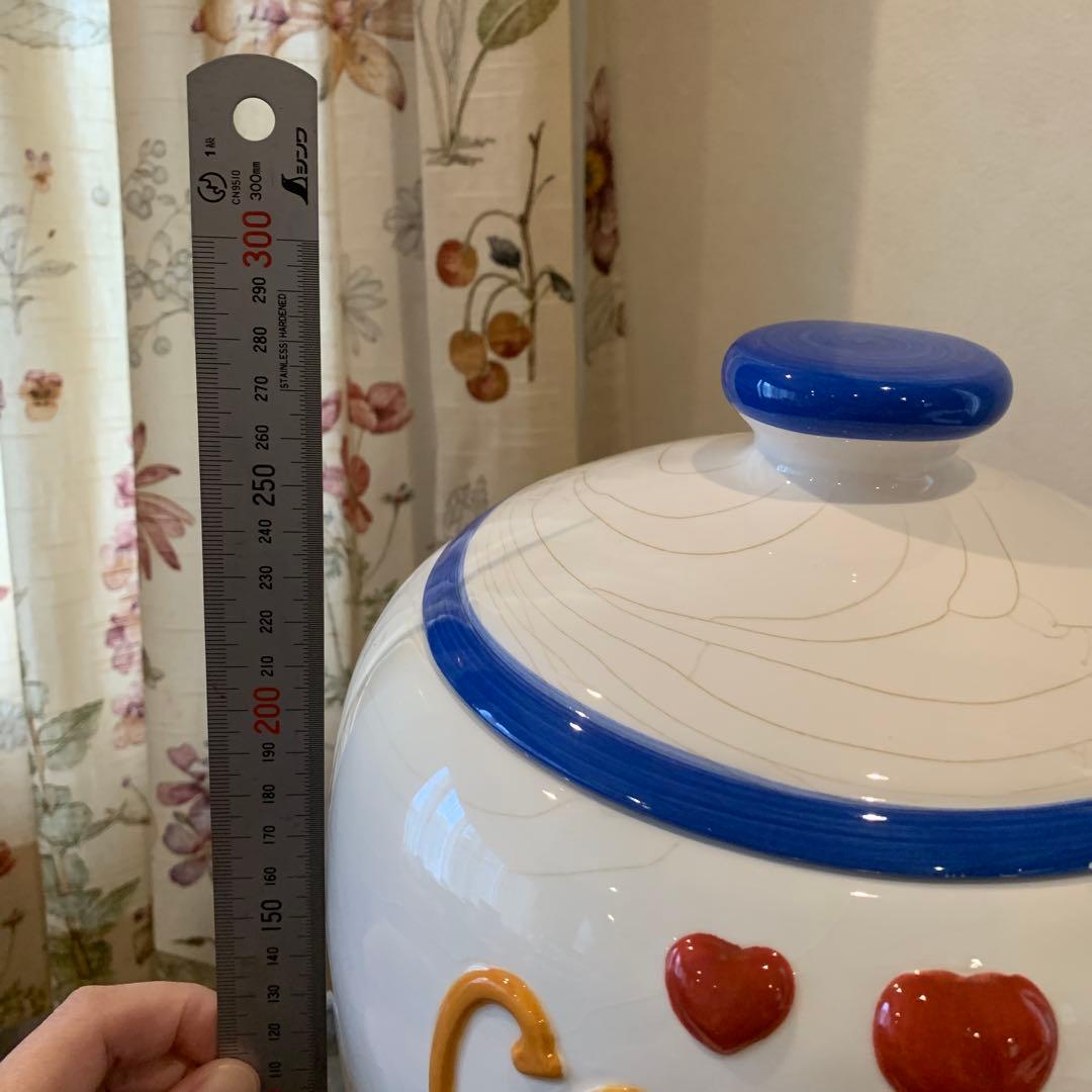 激可愛い］アメリカ土産 陶器製クッキージャー アメリカンカントリー