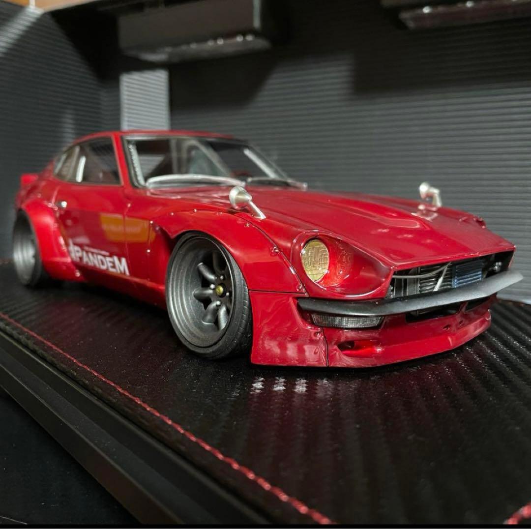 新品未展示品 イグニッションモデル 1/18 パンデムS30 Zレッドメタリック 新品未展示品 イグニッションモデル 1/18 パンデムS30 Zレッド