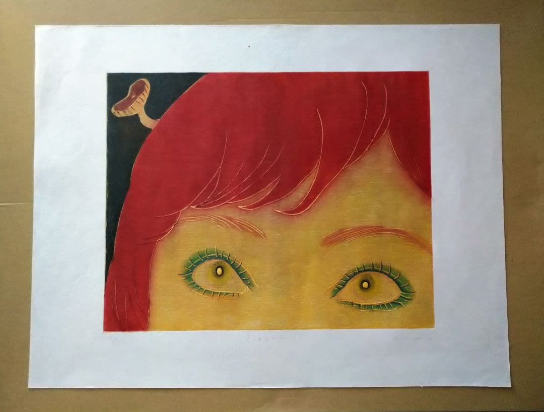 現代ア―ト作家・中田真央の木版画「マンドレイク」限定5部 現代美術家の五木田智央がタカ・イシイギャラリーで3年ぶりの個展「MOO