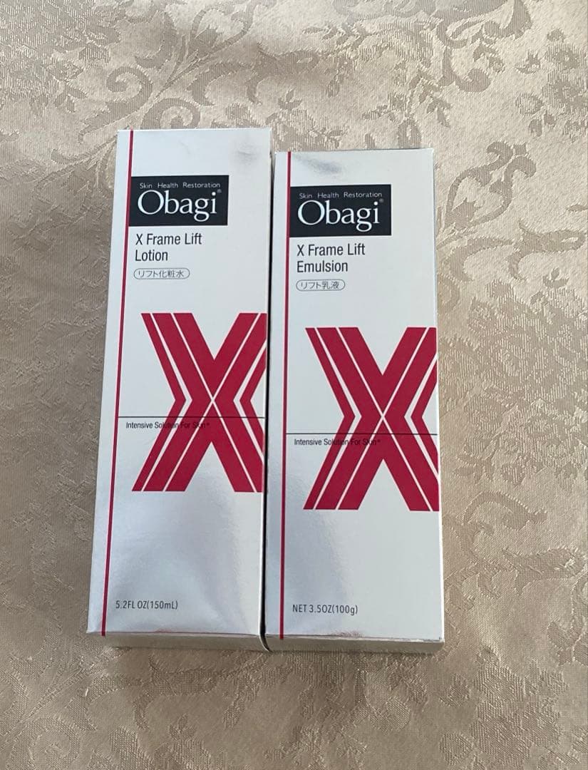 オバジX　フレームリフト　化粧水　乳液　2本セット オバジX フレームリフトローション | Obagi オバジ | ロート製薬株式会社