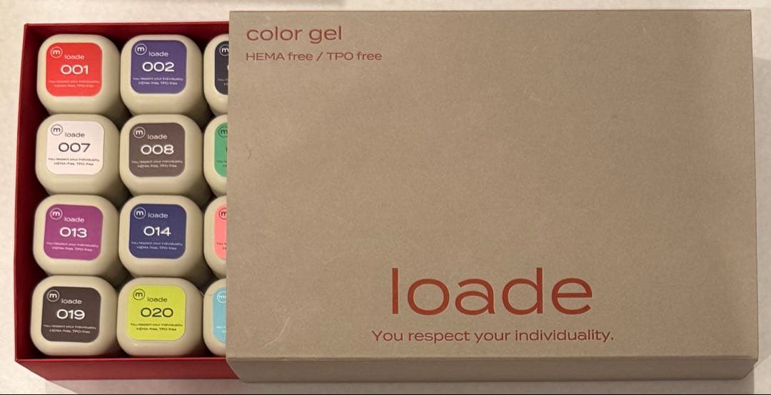 loade カラージェル 全24色セット loade カラージェル全24色 HEMA free TPO free 🥹❤️❤️