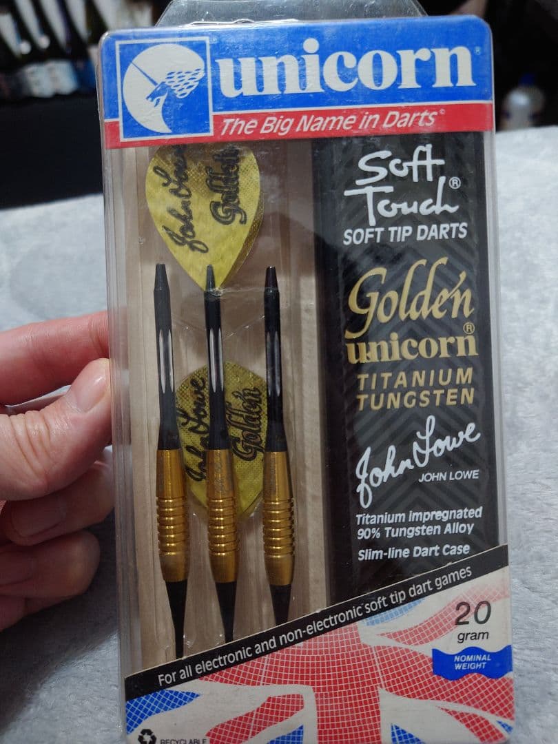ダーツ unicorn Golden John Lowe 20g Unicorn John Lowe W.C. Phase 4 90% Darts - Dartshopper