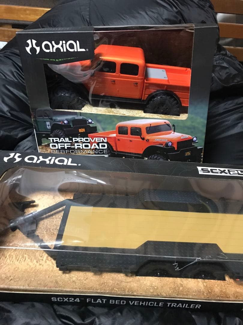 AXIAL SCX24 ダッジパワーワゴン+ トレーラークローラー 新製品】AXIAL SCX24 ダッジ パワーワゴン 〜 アキシャル スモール