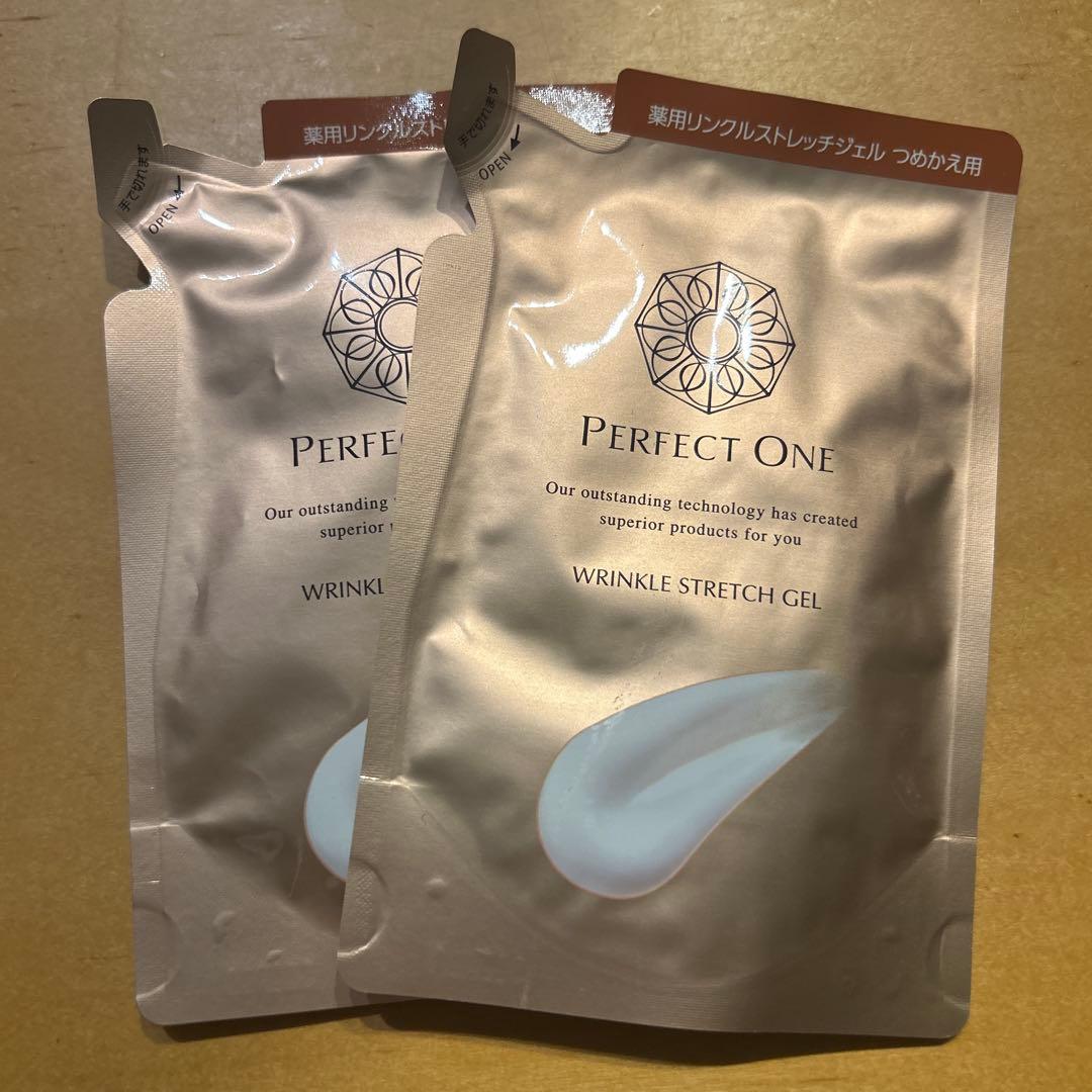 薬用リンクルストレッチジェル詰替　×2 楽天市場】【公式】【2個セット】【単品＋詰め替え1個】パーフェクト